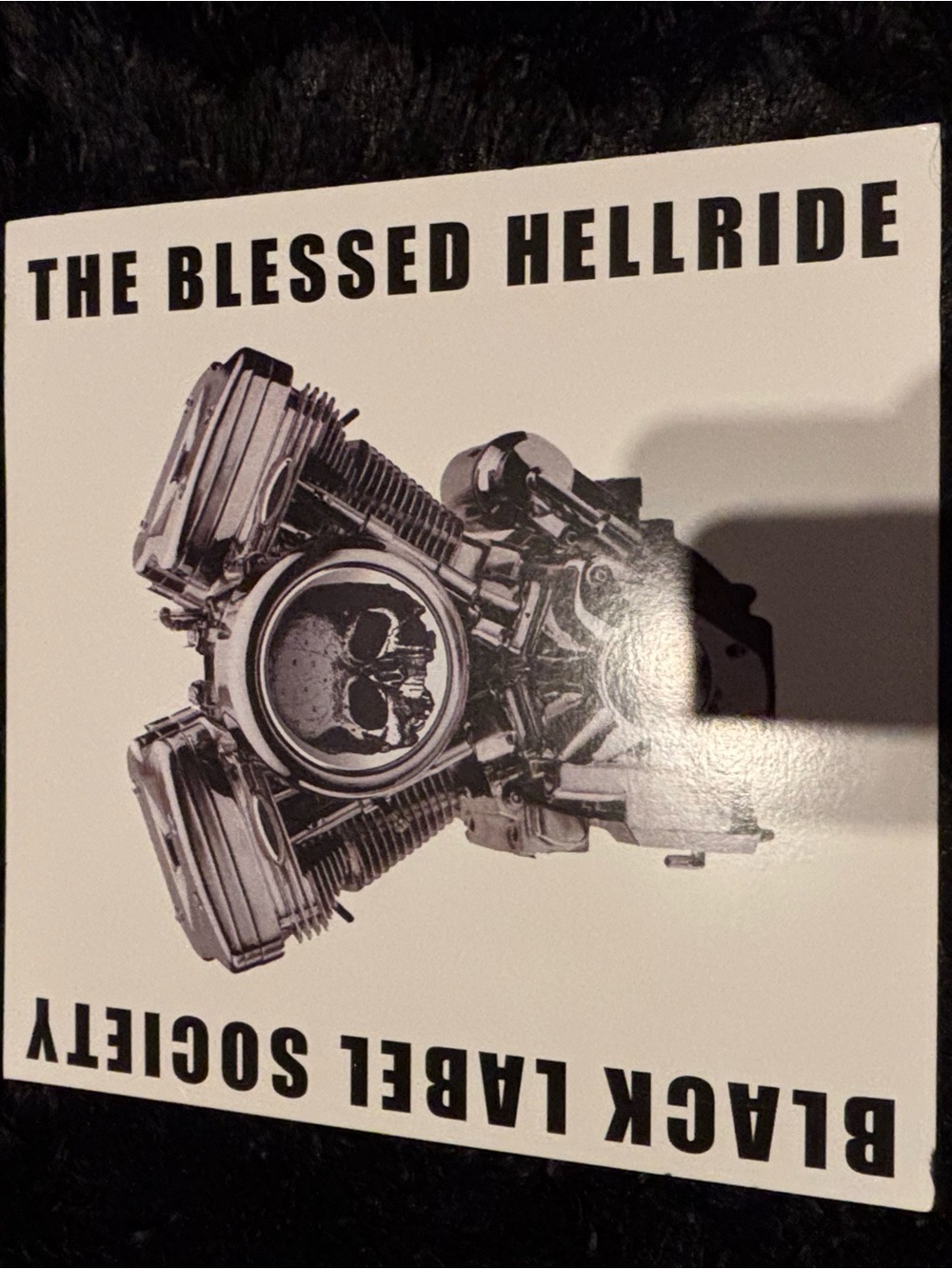 The Blessed Hellride Black Label Society Art Print - Black & White